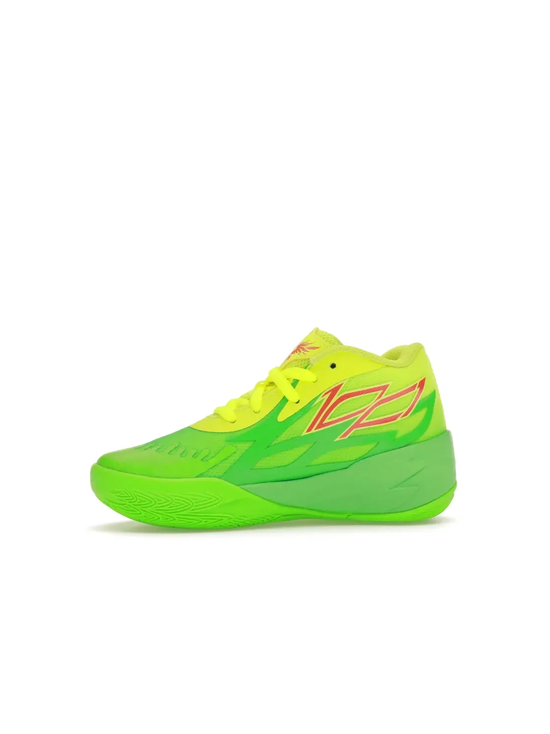 Детские кроссовки с принтом Puma LaMelo Ball MB.02 — изображение 3 из 4, зеленый