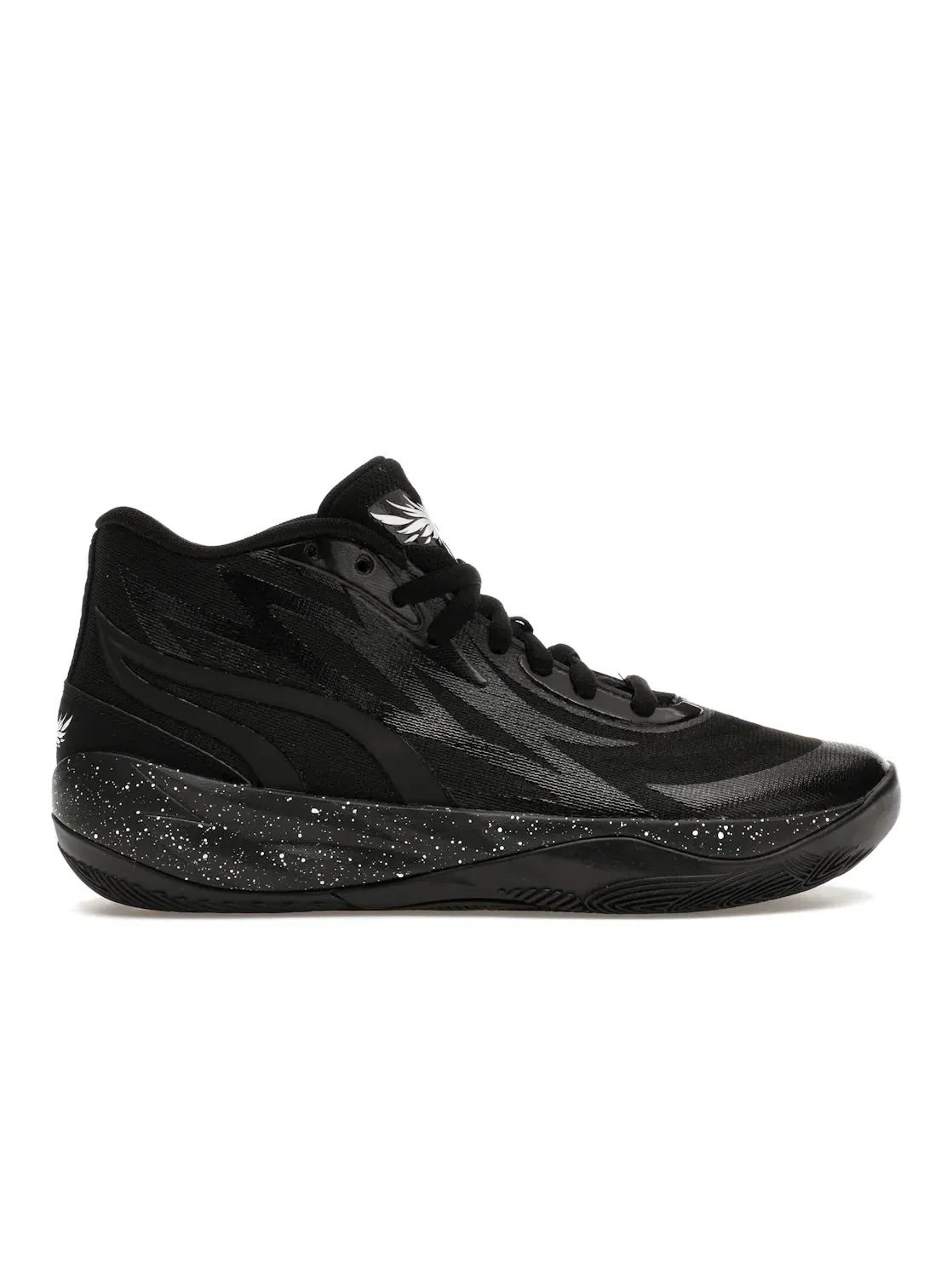 Детские кроссовки для баскетбола с технологичным верхом Puma LaMelo Ball MB.02 — изображение 1 из 4, черный/белый