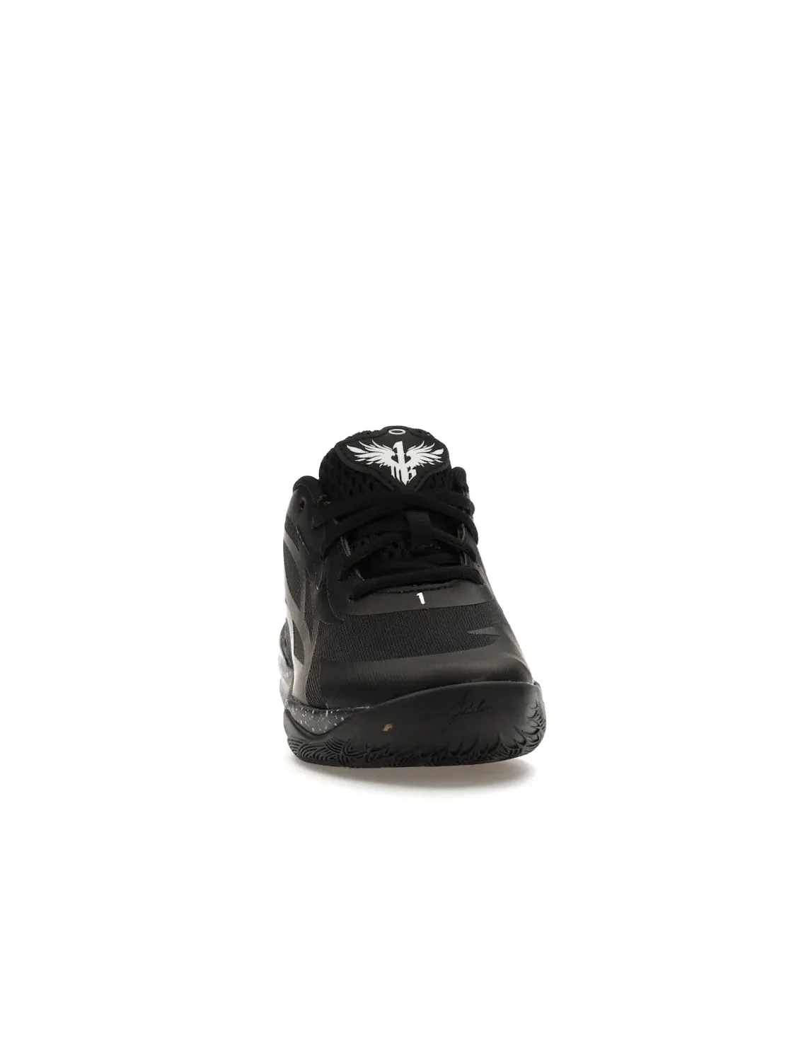 Детские кроссовки для мальчиков с принтом Puma LaMelo Ball MB.02 Puma — изображение 2 из 4, черный/белый