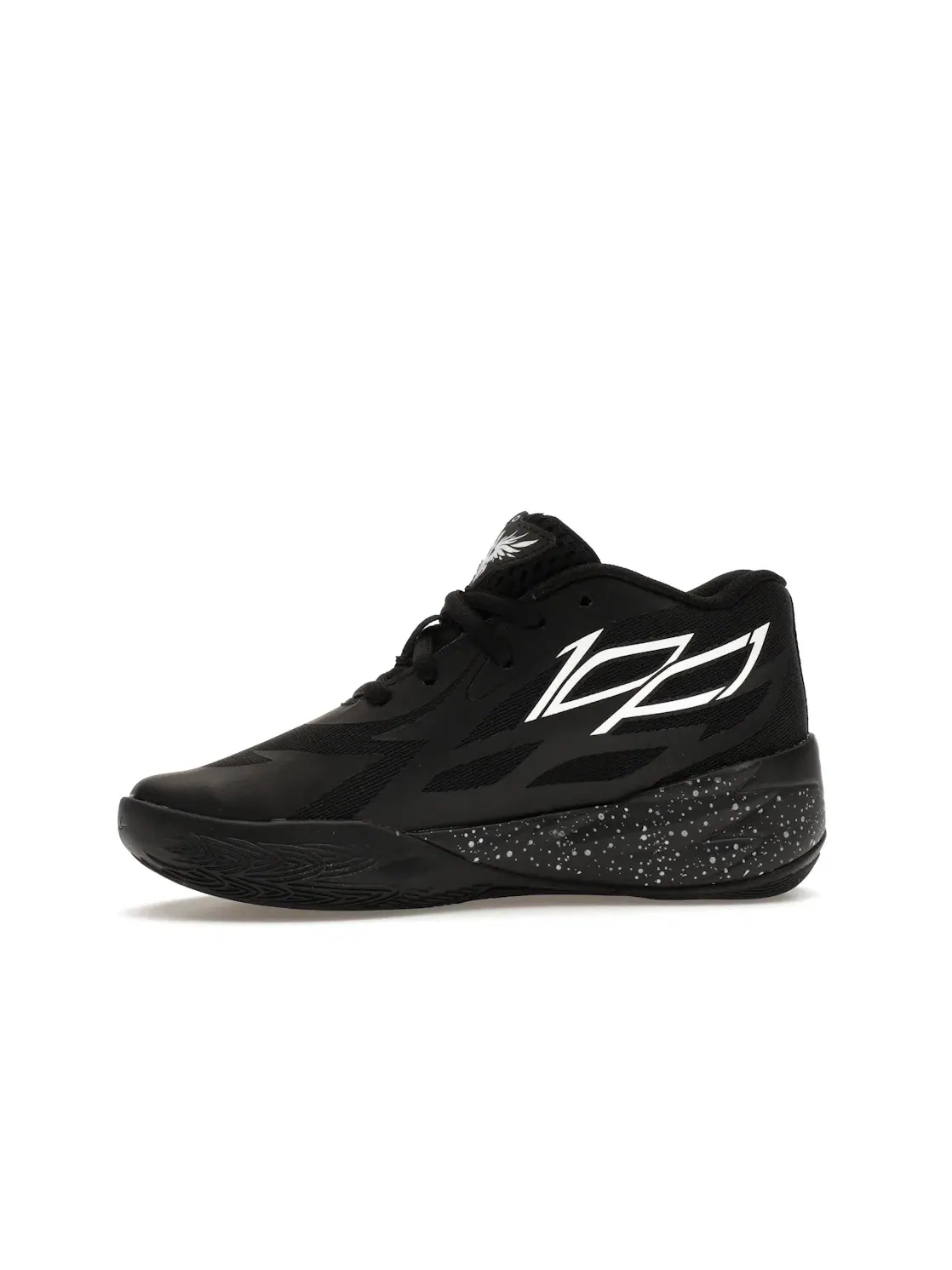 Детские кроссовки для мальчиков с принтом Puma LaMelo Ball MB.02 Puma — изображение 3 из 4, черный/белый