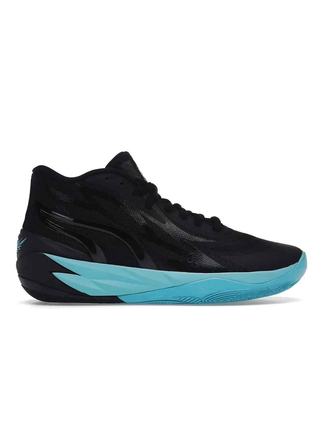 Мужские баскетбольные кроссовки Puma LaMelo Ball MB.02 Puma Black/Blue Atoll — изображение 1 из 4