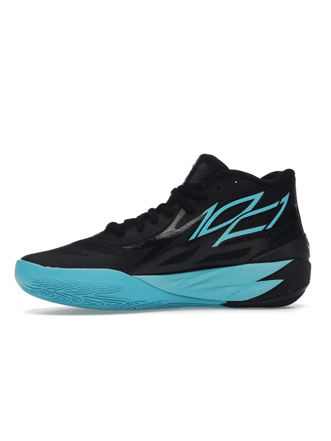 Мужские баскетбольные кроссовки Puma LaMelo Ball MB.02 Puma Black/Blue Atoll — изображение 3 из 4