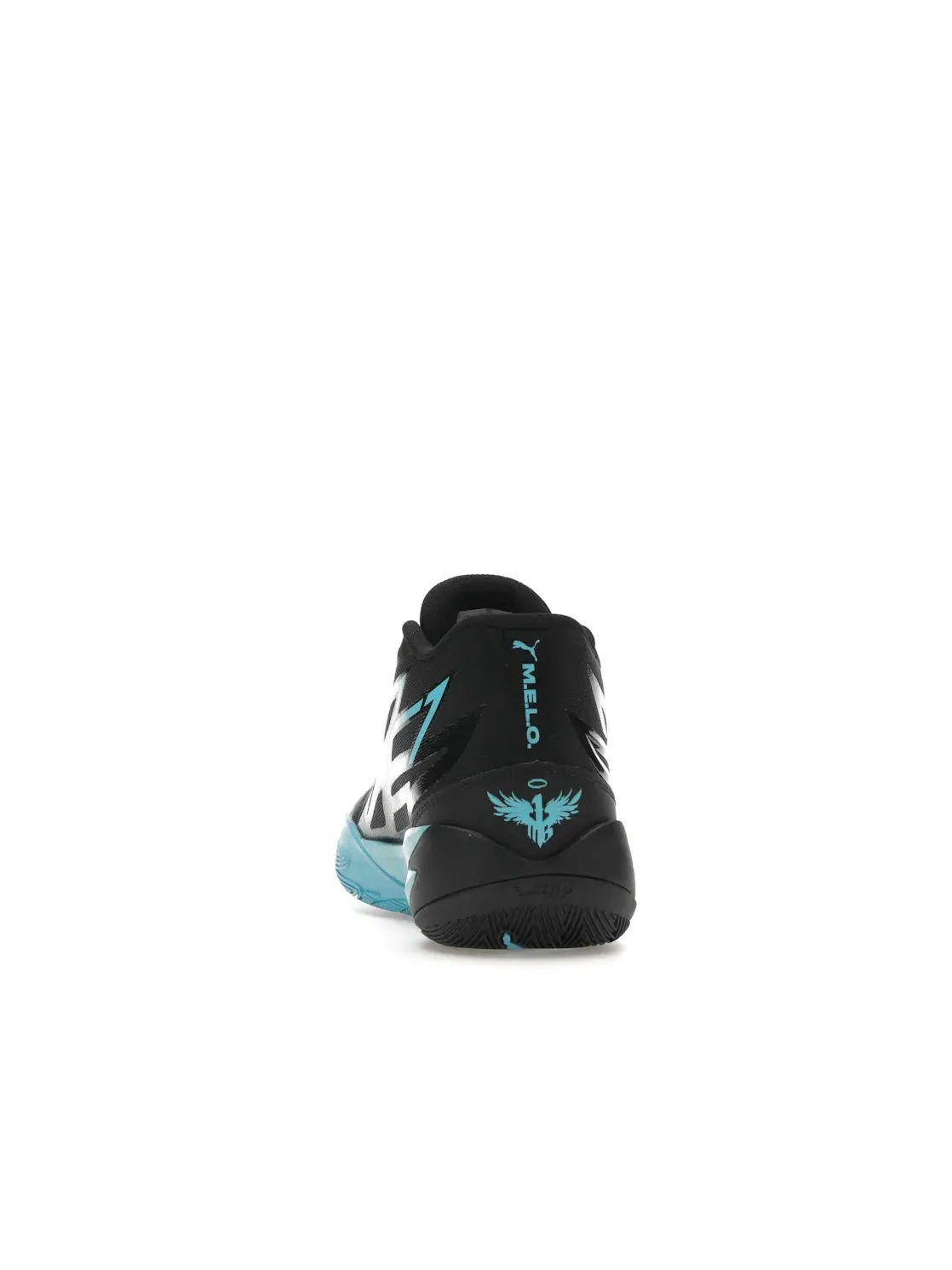 Детские кроссовки для мальчиков с принтом Puma LaMelo Ball MB.02 Puma Black/Blue Atoll — изображение 4 из 4