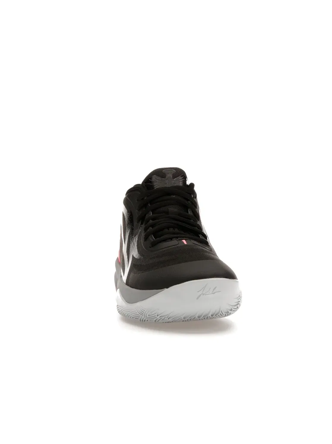 Мужские кроссовки для баскетбола с дизайном Puma LaMelo Ball MB.02 Puma Puma Black-Sunset Glow — изображение 2 из 4
