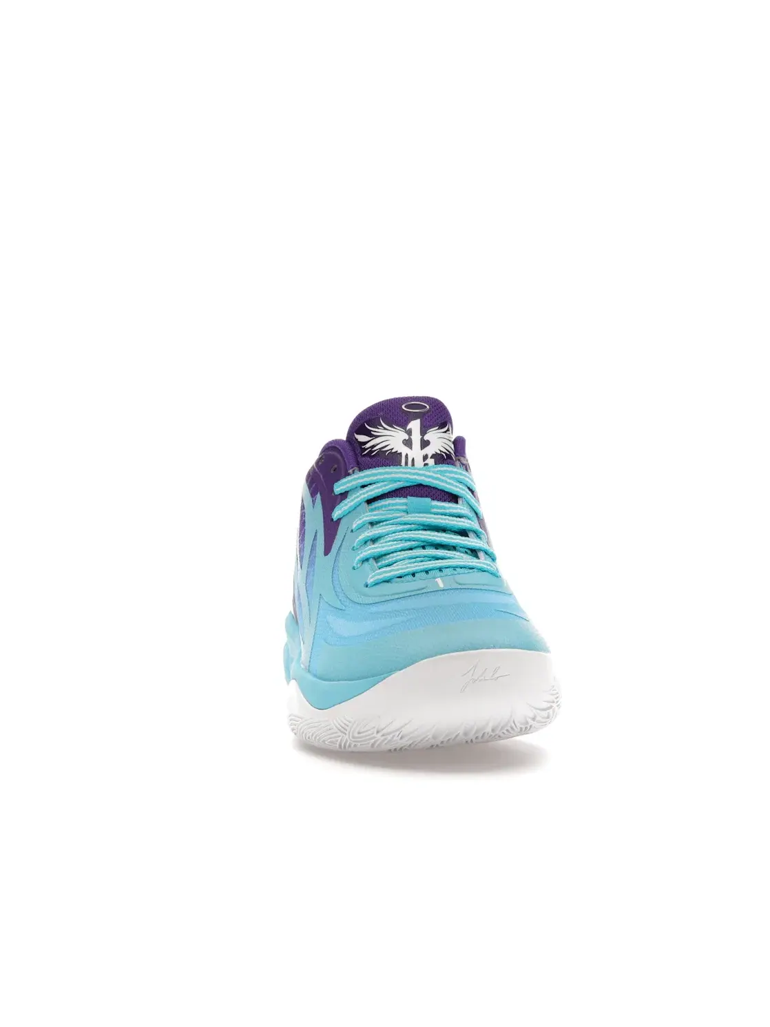 Мужские баскетбольные кроссовки с принтом Puma LaMelo Ball MB.02 — изображение 2 из 4, фиолетовый/белый