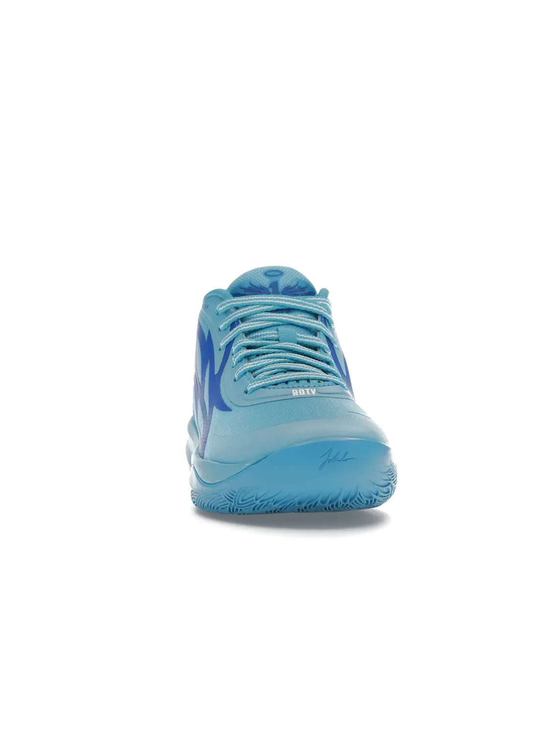 Детские кроссовки для мальчиков с высоким качеством Puma LaMelo Ball MB.02 — изображение 2 из 4, синий/синий