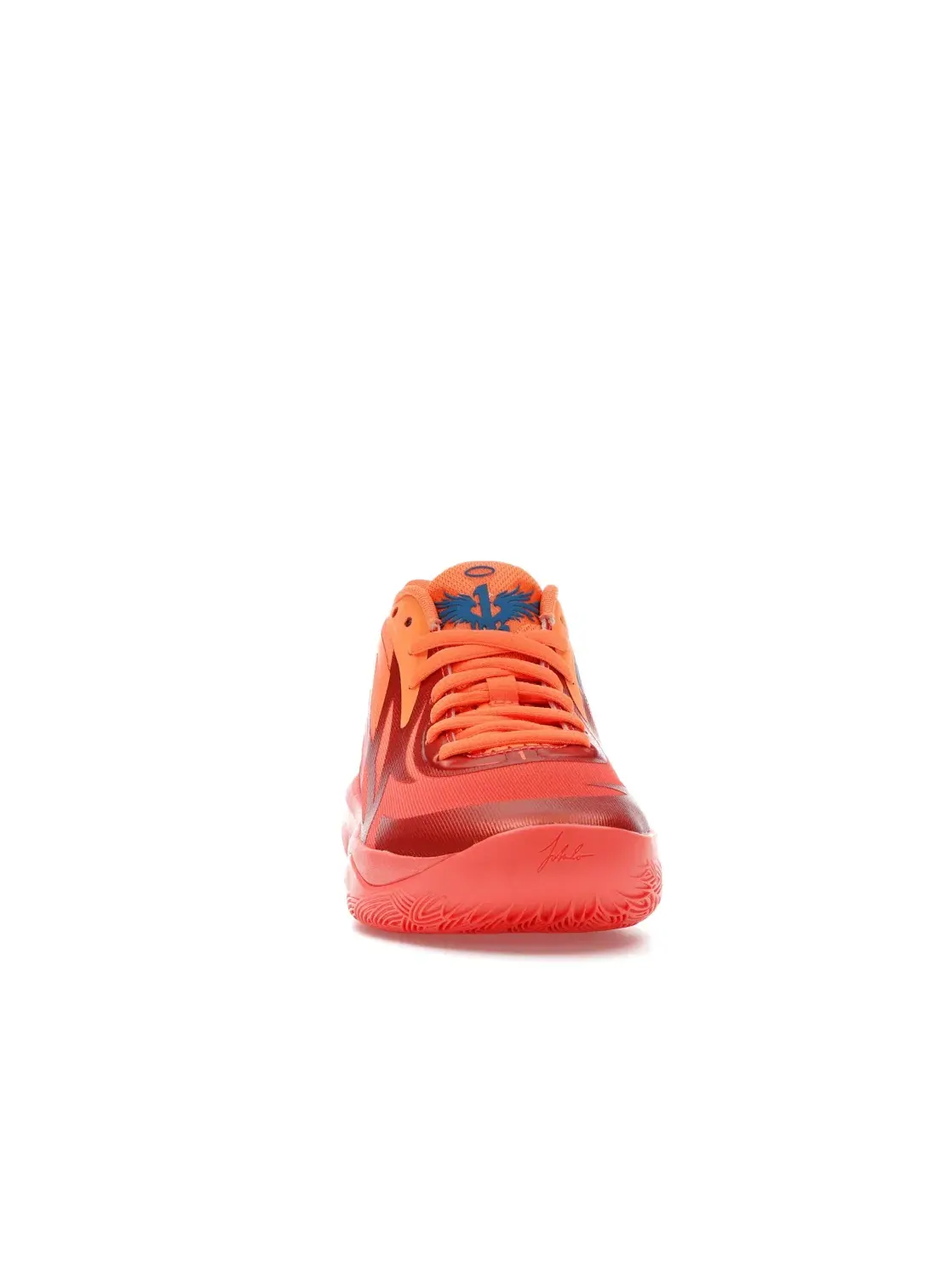 Детские кроссовки для баскетбола Puma LaMelo Ball MB.02 Supernova — изображение 2 из 4, оранжевый