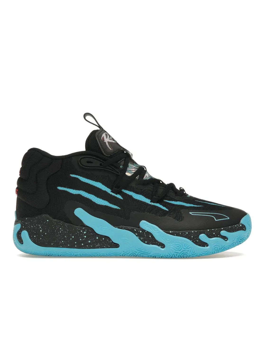 Мужские баскетбольные кроссовки с принтом LaMelo Ball MB.03 Puma Puma Black/Electric Peppermint — изображение 1 из 4