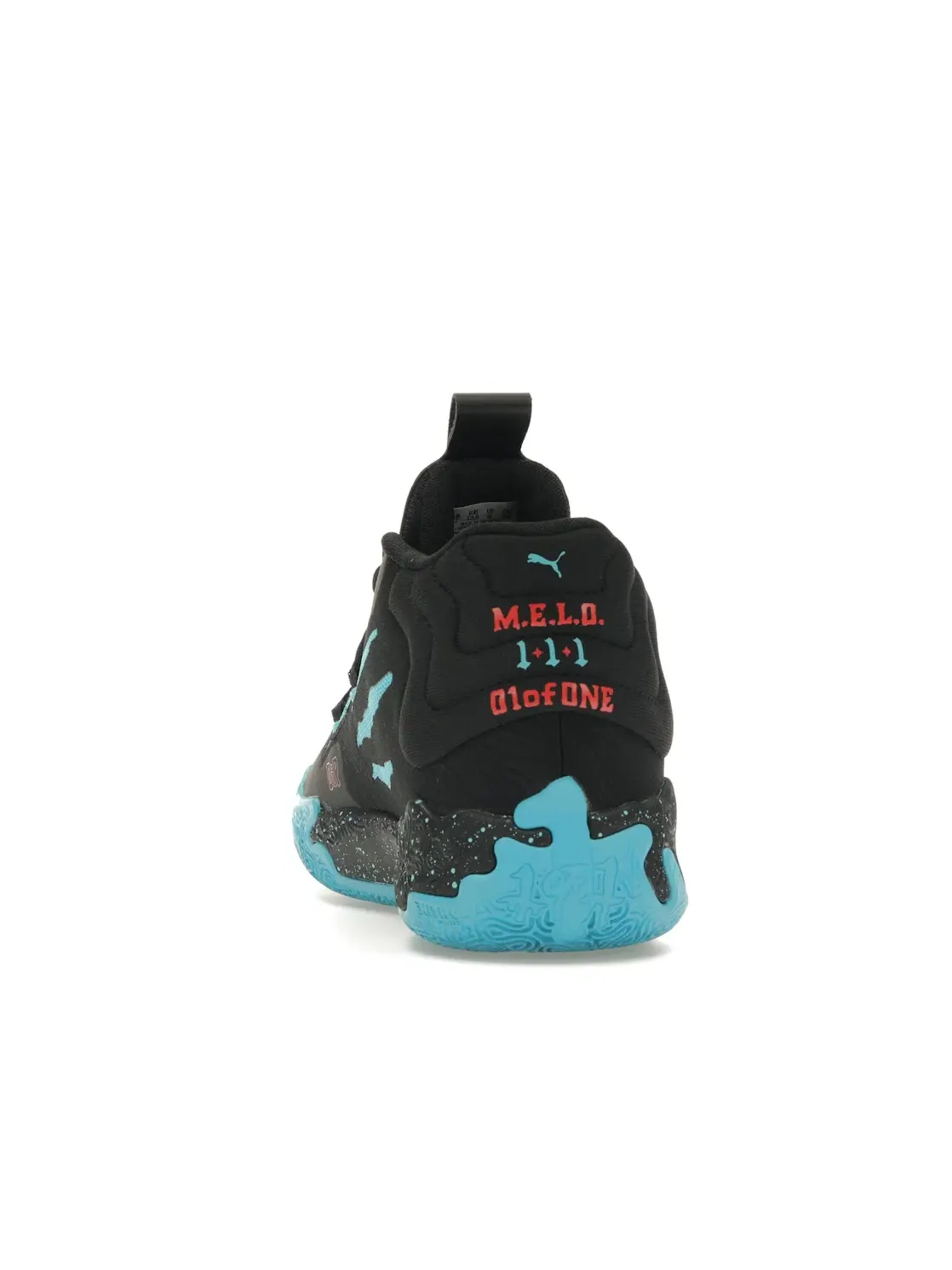 Мужские баскетбольные кроссовки с принтом LaMelo Ball MB.03 Puma Puma Black/Electric Peppermint — изображение 4 из 4