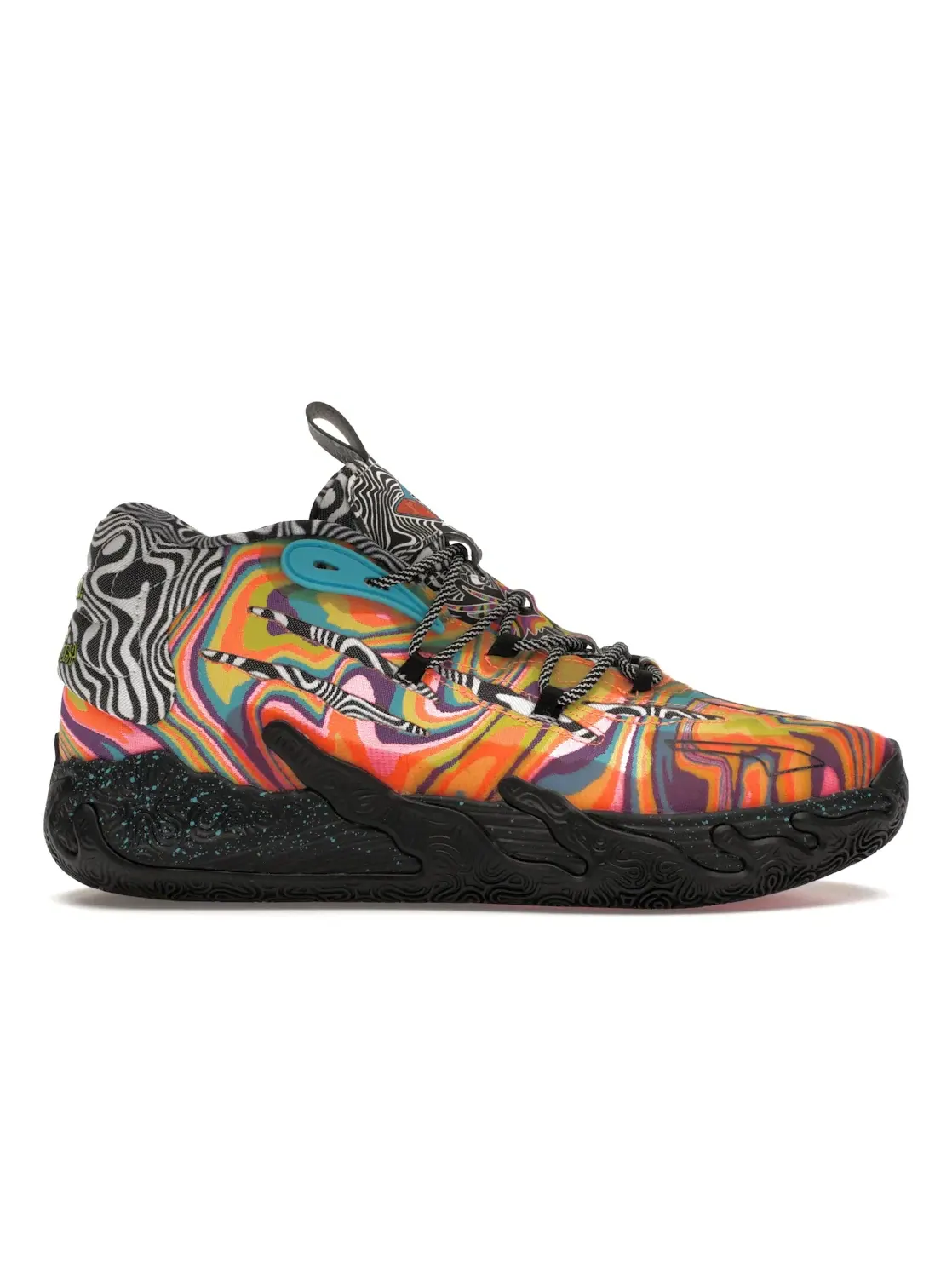 Мужские кроссовки с принтом Puma LaMelo Ball MB.03 Dexter's Laboratory Puma — изображение 1 из 4, розовый оранжевый