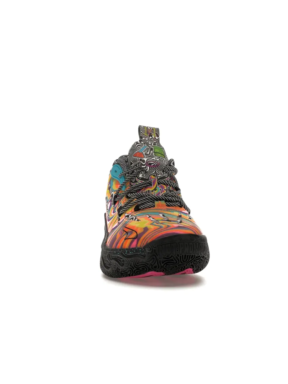 Мужские кроссовки с принтом Puma LaMelo Ball MB.03 Dexter's Laboratory Puma — изображение 2 из 4, розовый оранжевый