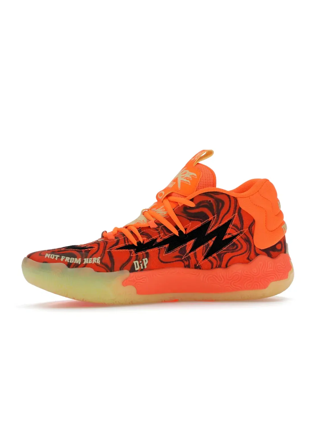 Мужские кроссовки для баскетбола Puma LaMelo Ball MB.03 Halloween — изображение 3 из 4, оранжевый черный