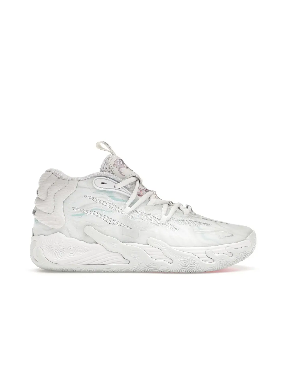 Мужские кроссовки для баскетбола с переливающимся дизайном Puma LaMelo Ball MB.03 — изображение 1 из 4, белый/светлый синий