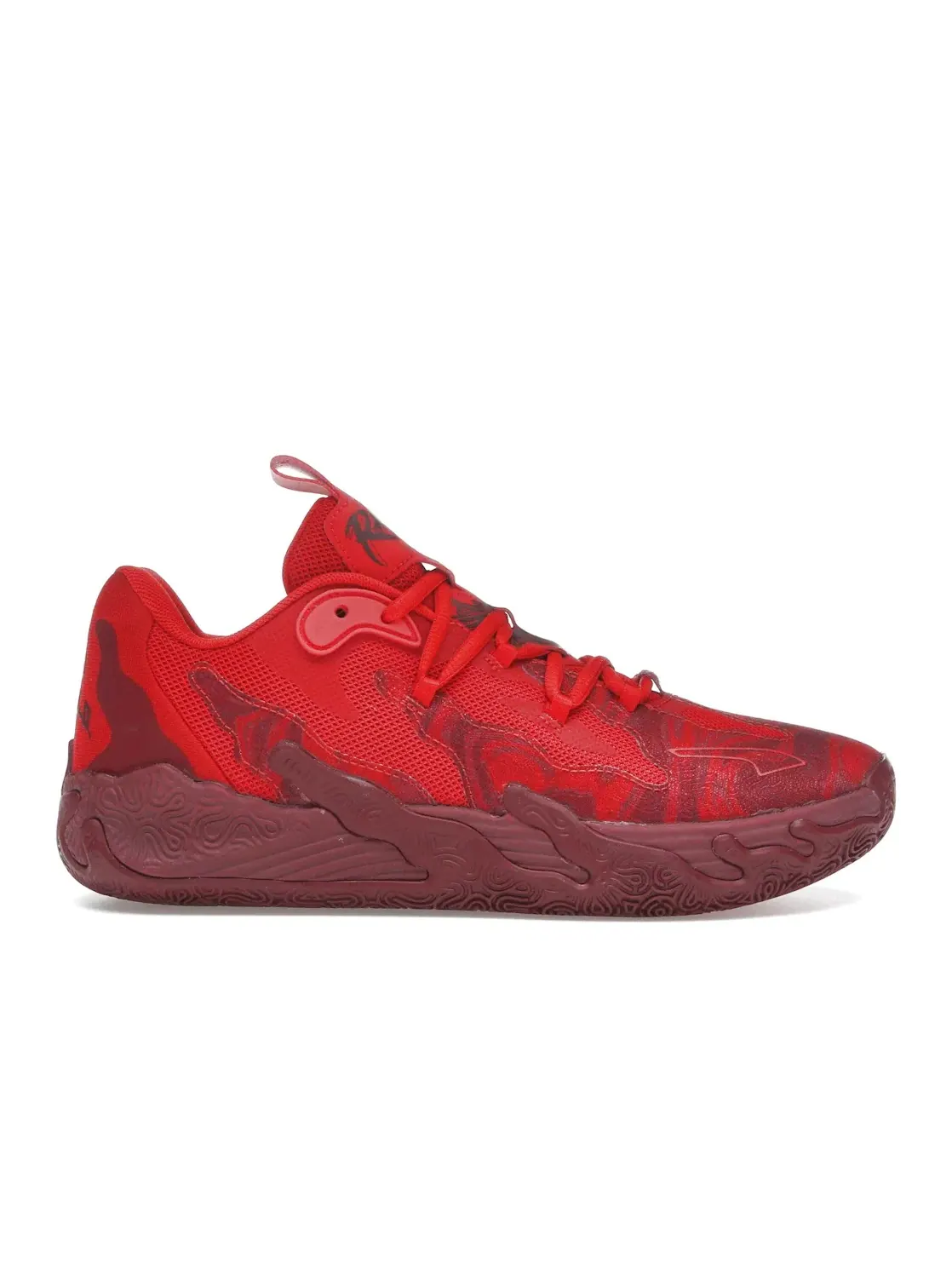 Мужские кроссовки с принтом Puma LaMelo Ball MB.03 Lo TB — изображение 1 из 4, красный/красный
