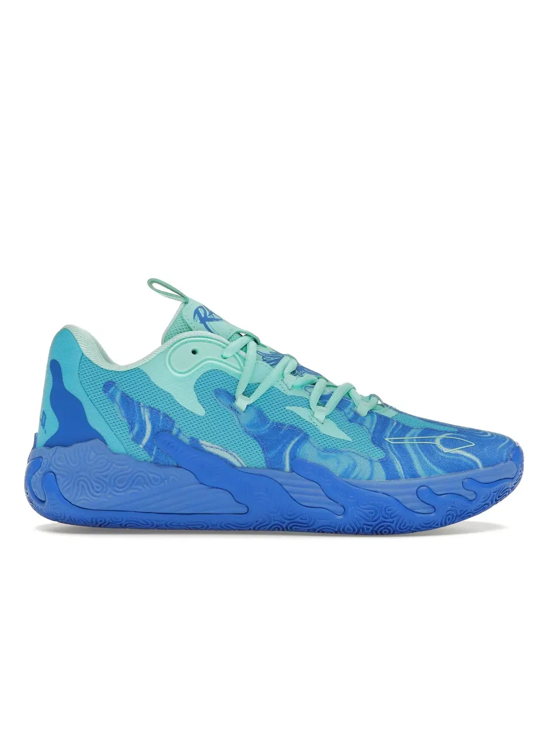 Мужские баскетбольные кроссовки с принтом LaMelo Ball MB.03 Lo Puma — изображение 1 из 4, синий яркий голубой