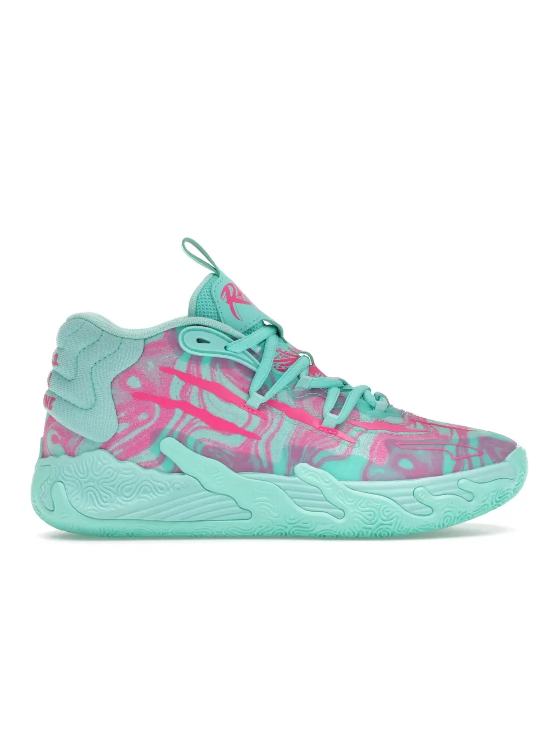 Детские кроссовки для баскетбола Puma LaMelo Ball MB.03 Miami — изображение 1 из 4, розовый