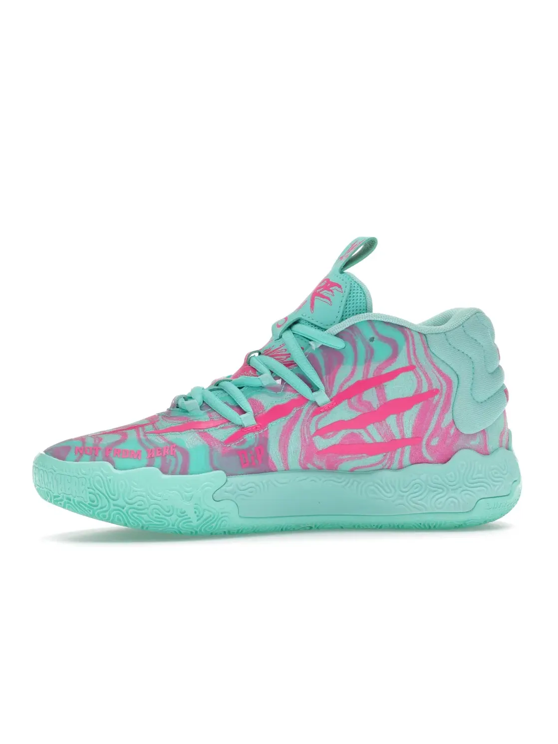 Детские кроссовки для баскетбола Puma LaMelo Ball MB.03 Miami — изображение 3 из 4, розовый