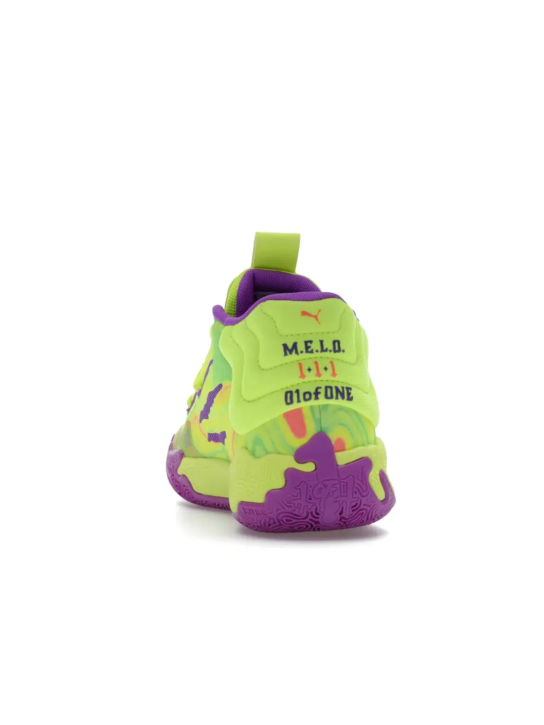 Детские кроссовки для мальчиков баскетбольные Puma LaMelo Ball MB.03 Spark — изображение 4 из 4, желтый/фиолетовый