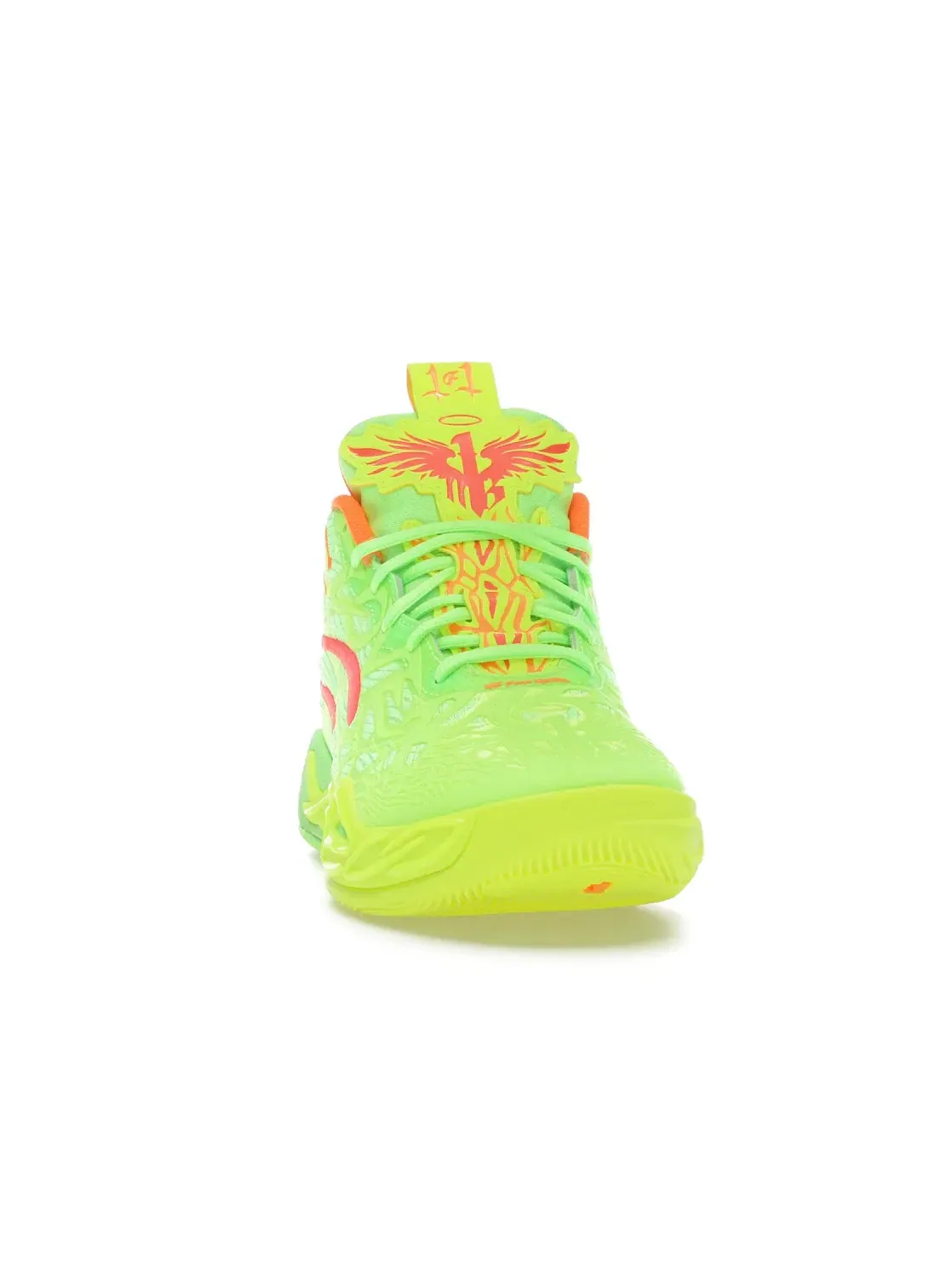 Мужские баскетбольные кроссовки с дизайном LaMelo Ball MB.04 Puma — изображение 2 из 4, желтый/зеленый/розовый