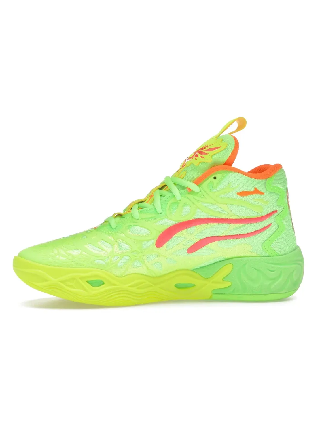 Мужские баскетбольные кроссовки с дизайном LaMelo Ball MB.04 Puma — изображение 3 из 4, желтый/зеленый/розовый