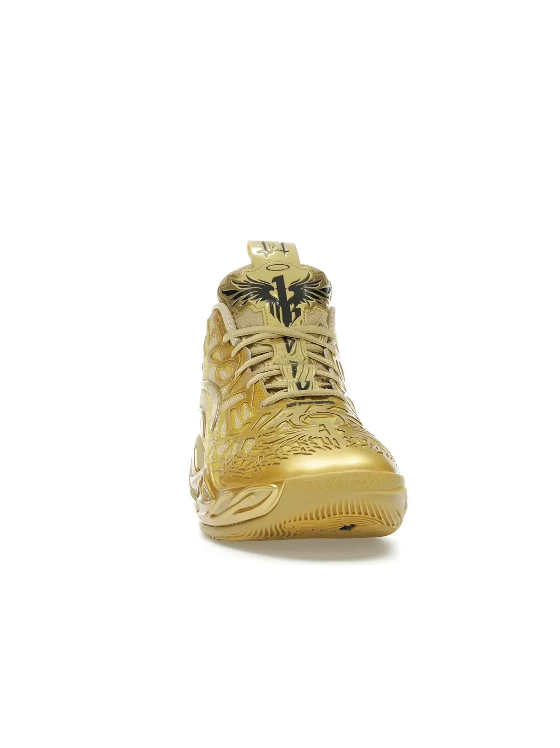 Мужские кроссовки с высокой посадкой Puma LaMelo Ball MB.04 — изображение 2 из 4, золотистый/черный