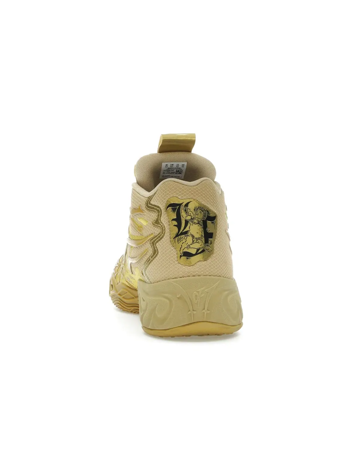 Мужские кроссовки с высокой посадкой Puma LaMelo Ball MB.04 — изображение 4 из 4, золотистый/черный