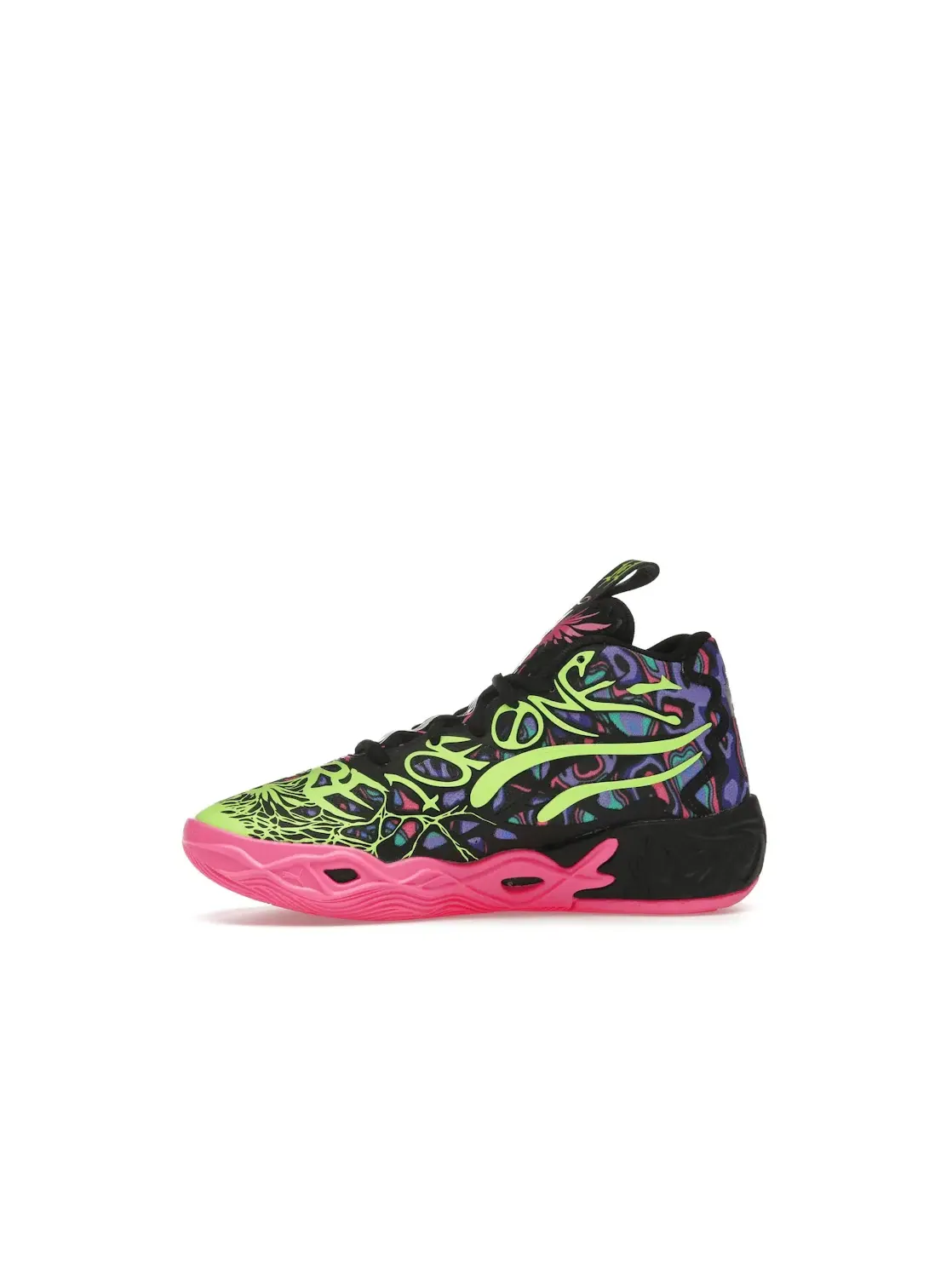Детские кроссовки для баскетбола Puma LaMelo Ball MB.04 Heem (GS) — изображение 3 из 4, черный/розовый