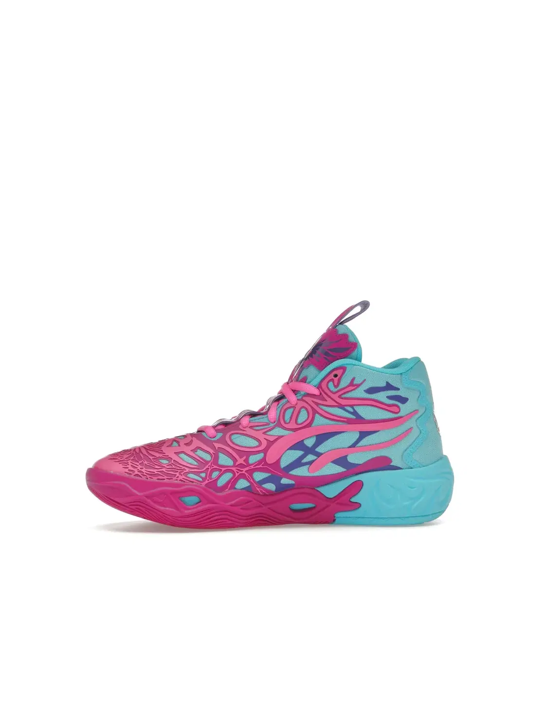 Детские кроссовки с принтом LaMelo Ball MB.04 Puma — изображение 3 из 4, глубокий/розовый