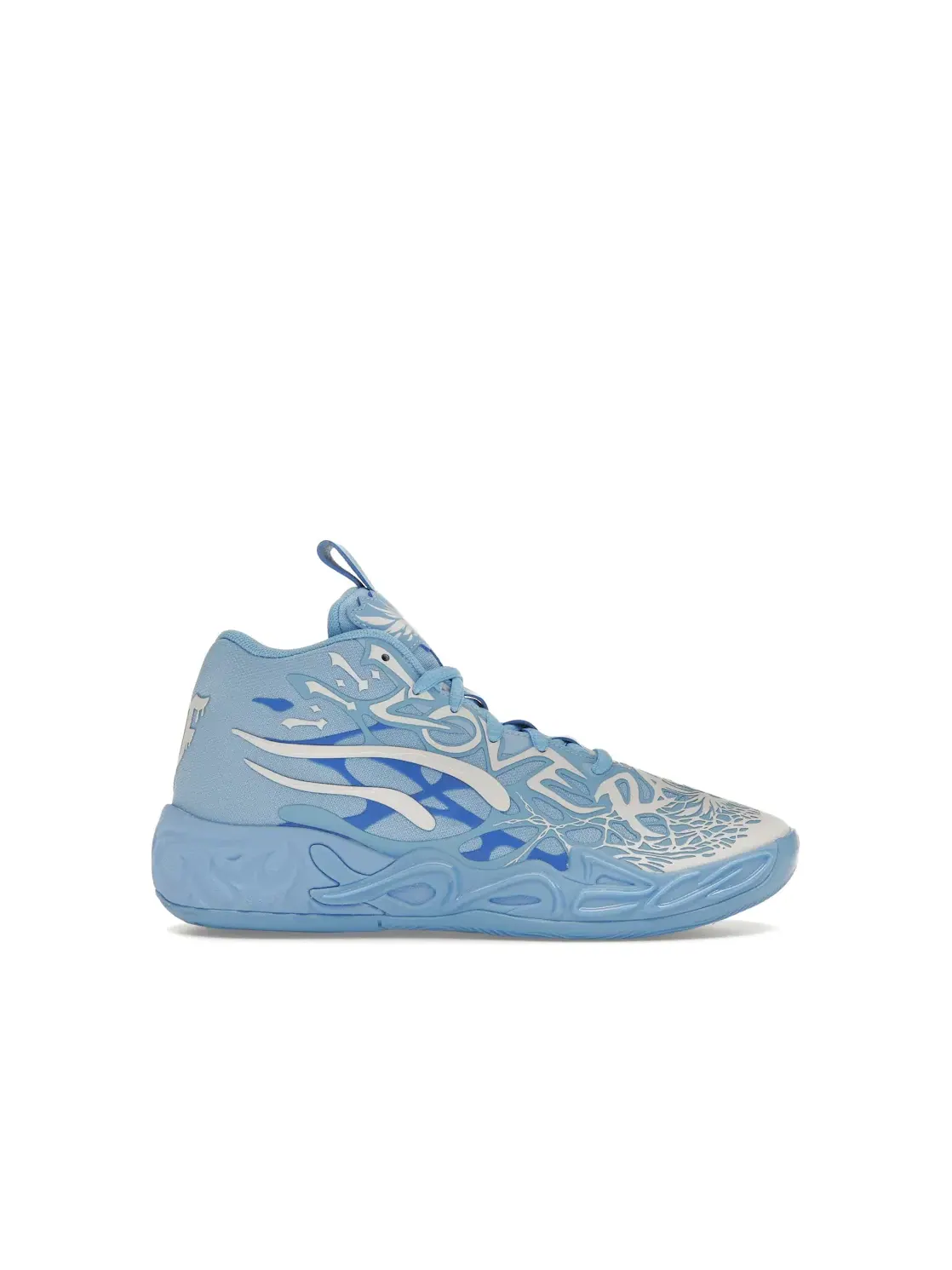 Детские кроссовки для мальчиков с дизайном LaMelo Ball Puma — изображение 1 из 4, светлый синий/серый