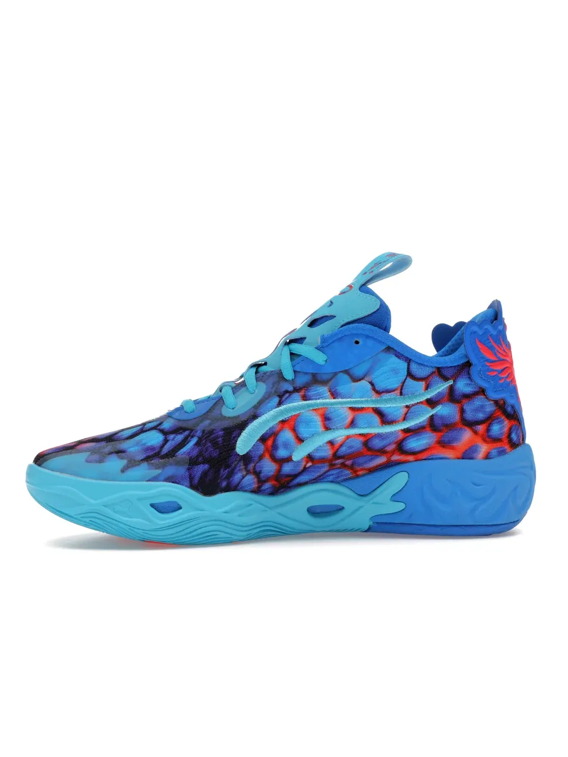 Мужские кроссовки с принтом Puma LaMelo Ball MB.04 Lo — изображение 3 из 4, синий/розовый