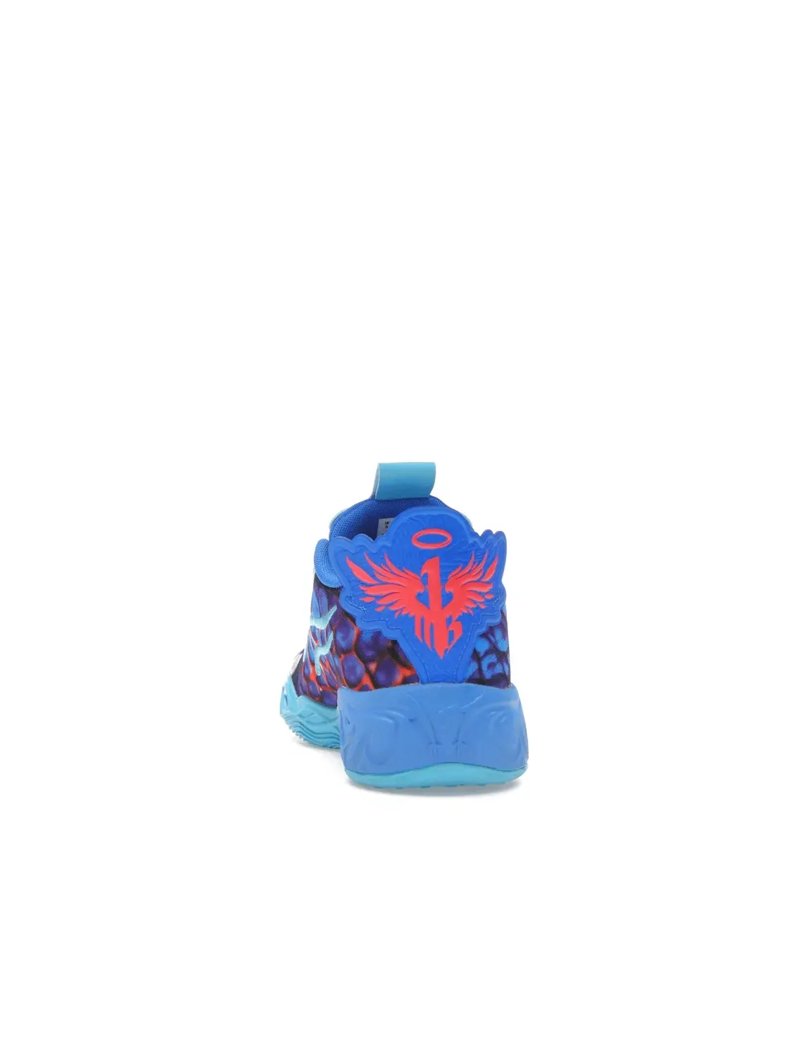 Детские кроссовки баскетбольные Puma LaMelo Ball MB.04 Lo Puma — изображение 4 из 4, синий/розовый/зеленый