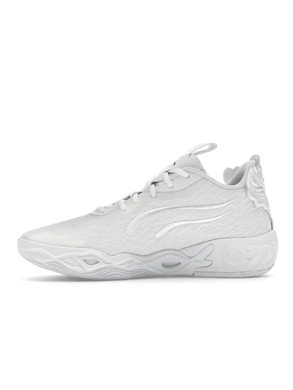 Детские кроссовки для мальчиков с принтом Puma LaMelo Ball MB.04 Lo Puma White — изображение 3 из 4