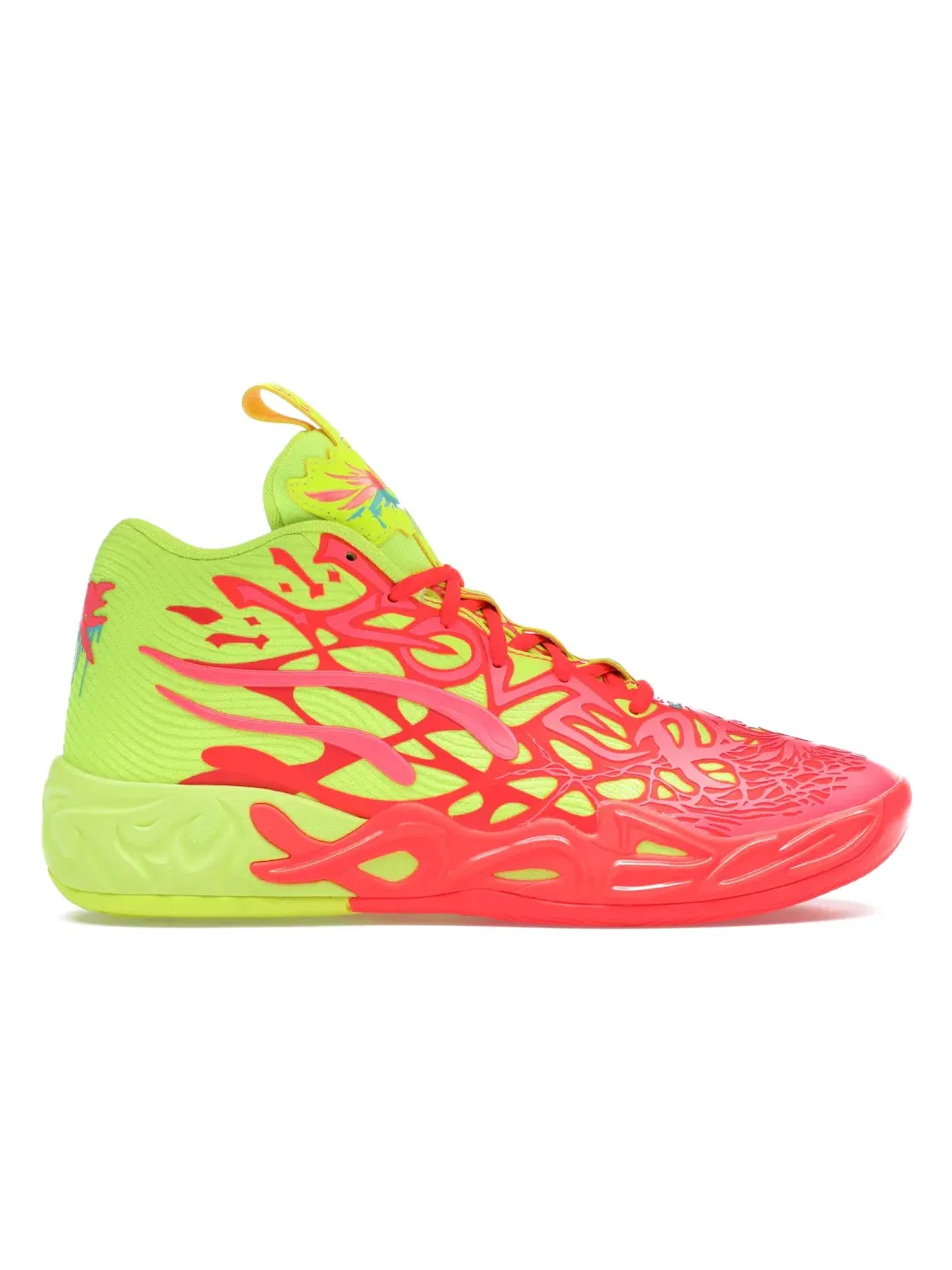 Мужские кроссовки для баскетбола Puma LaMelo Ball MB.04 — изображение 1 из 4, розовый/желтый