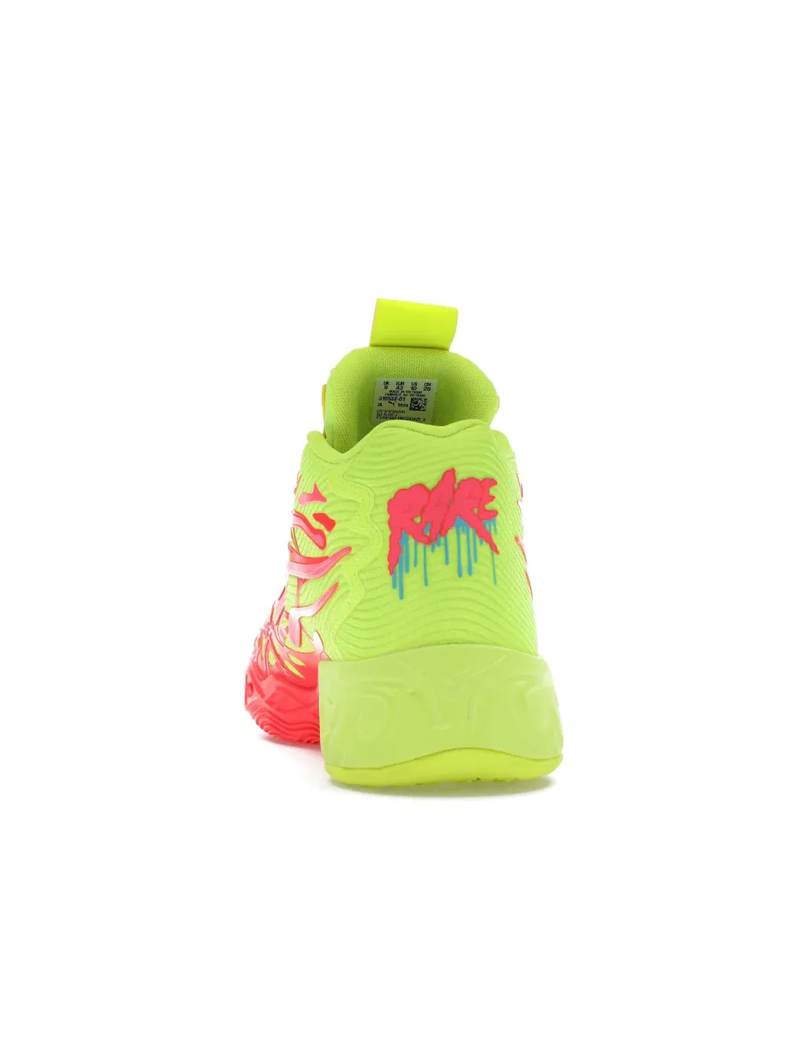 Мужские кроссовки для баскетбола Puma LaMelo Ball MB.04 — изображение 4 из 4, розовый/желтый