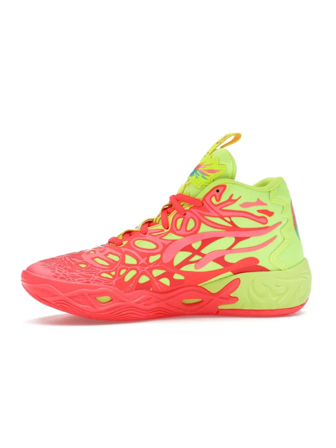 Детские кроссовки для мальчиков с высокой посадкой Puma LaMelo Ball MB.04 Love (GS) Puma — изображение 3 из 4, розовый/желтый