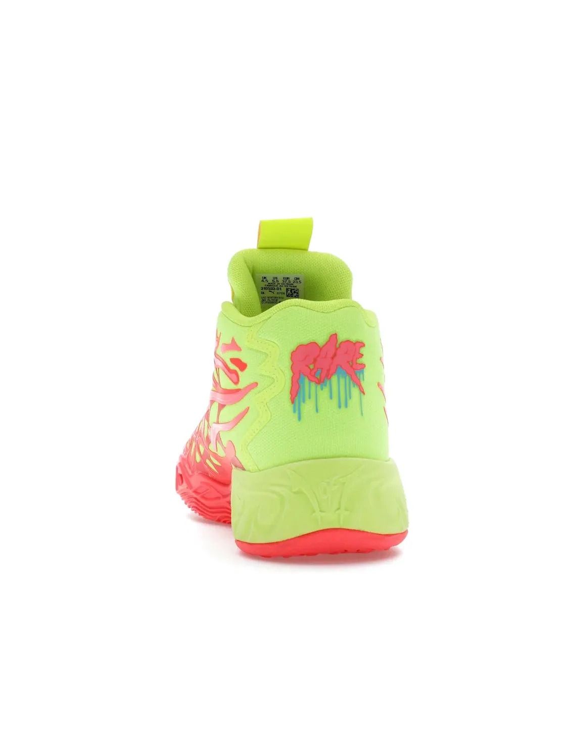 Детские кроссовки для мальчиков с высокой посадкой Puma LaMelo Ball MB.04 Love (GS) Puma — изображение 4 из 4, розовый/желтый
