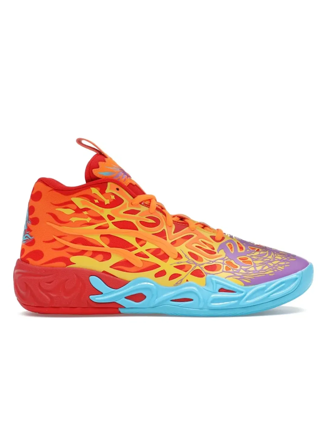 Мужские кроссовки баскетбольные Puma LaMelo Ball MB.04 — изображение 1 из 4, красный/оранжевый/синий
