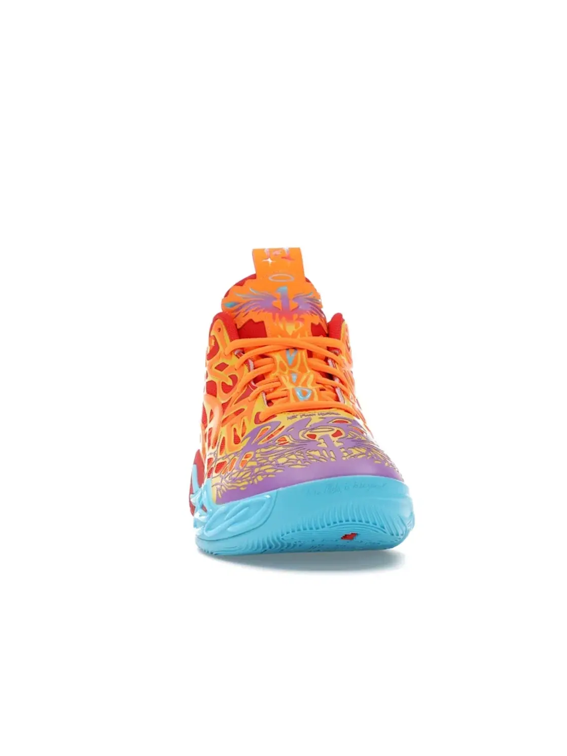 Мужские кроссовки баскетбольные Puma LaMelo Ball MB.04 — изображение 2 из 4, красный/оранжевый/синий