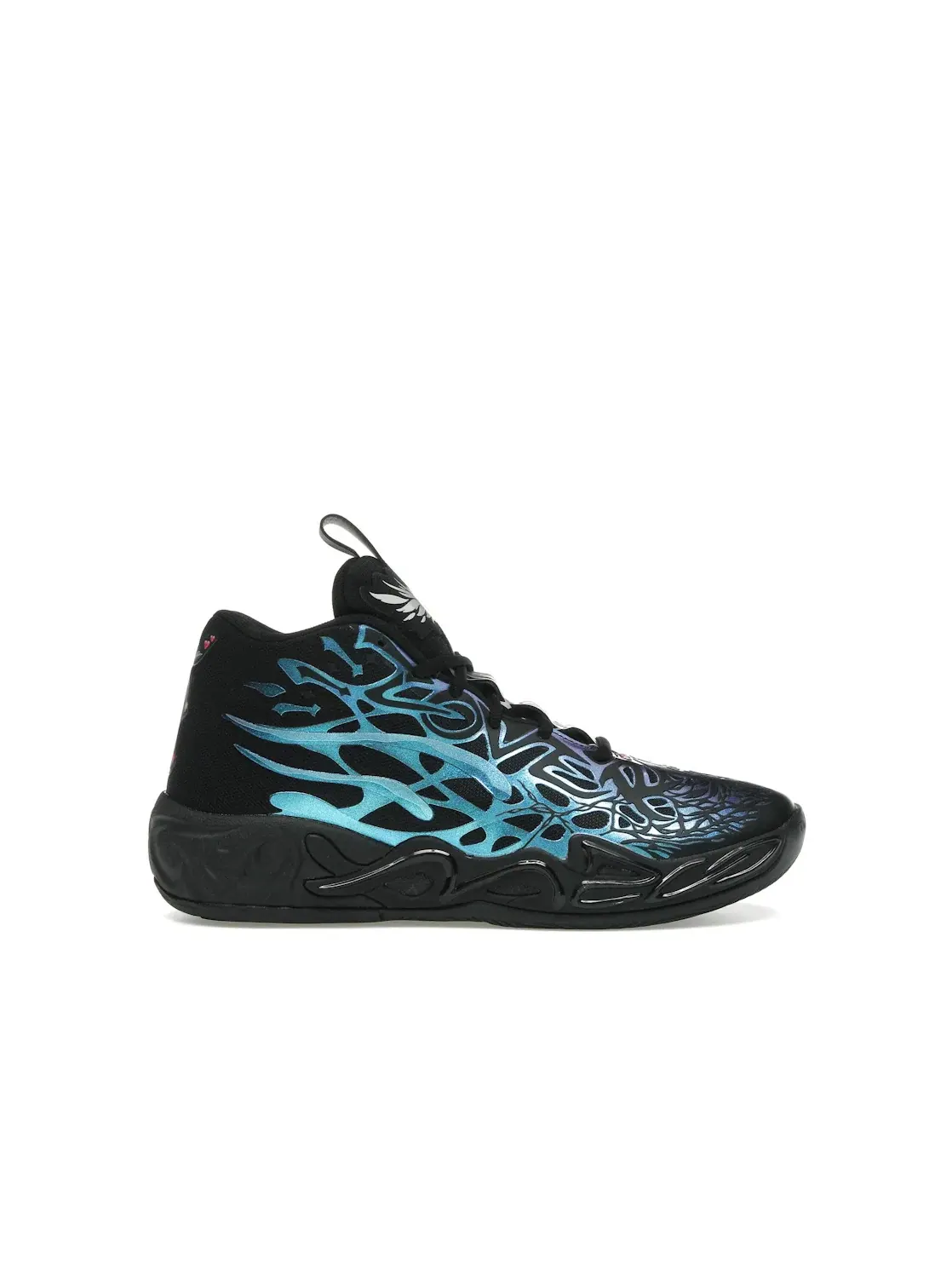 Детские кроссовки для мальчиков с агрессивным дизайном Puma LaMelo Ball MB.04 Puma — изображение 1 из 4, черный/синий