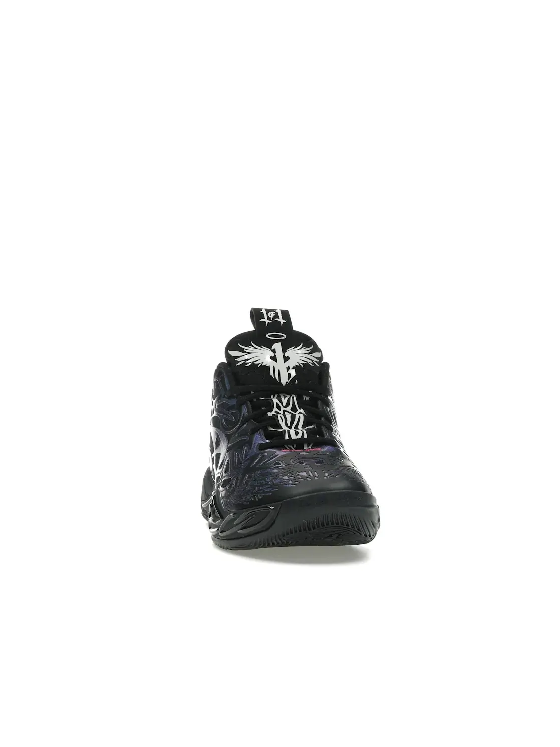 Детские кроссовки для мальчиков с агрессивным дизайном Puma LaMelo Ball MB.04 Puma — изображение 2 из 4, черный/синий