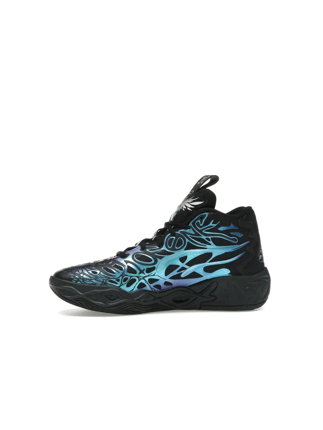 Детские кроссовки для мальчиков с агрессивным дизайном Puma LaMelo Ball MB.04 Puma — изображение 3 из 4, черный/синий