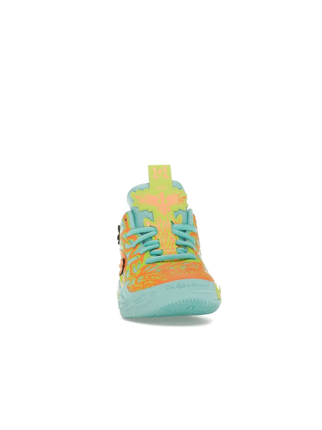 Детские кроссовки для мальчиков с принтом Puma LaMelo Ball MB.04 Scooby-Doo, Aquatic/Lime Smash/Heat Fire