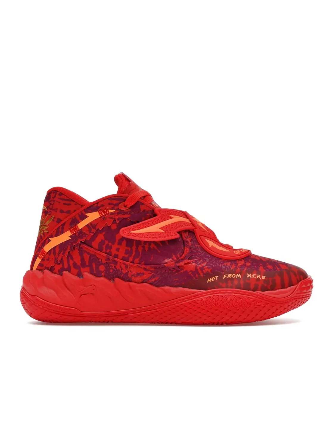 Мужские кроссовки для баскетбола Puma LaMelo Ball MB.05 — изображение 1 из 4, красный//оранжевый