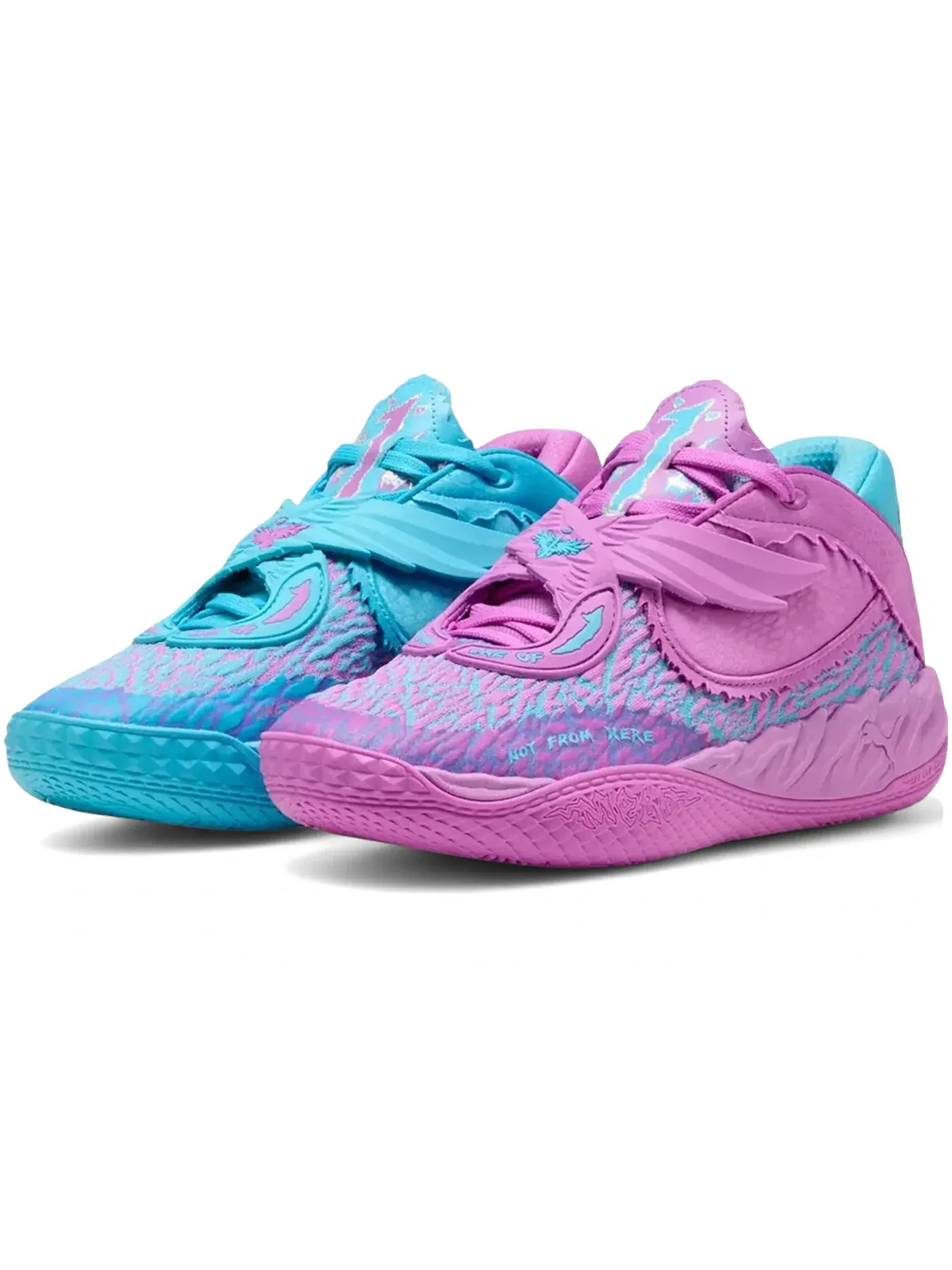 Мужские кроссовки для баскетбола с ярким дизайном Puma LaMelo Ball MB.05 — изображение 1 из 1, яркий голубой