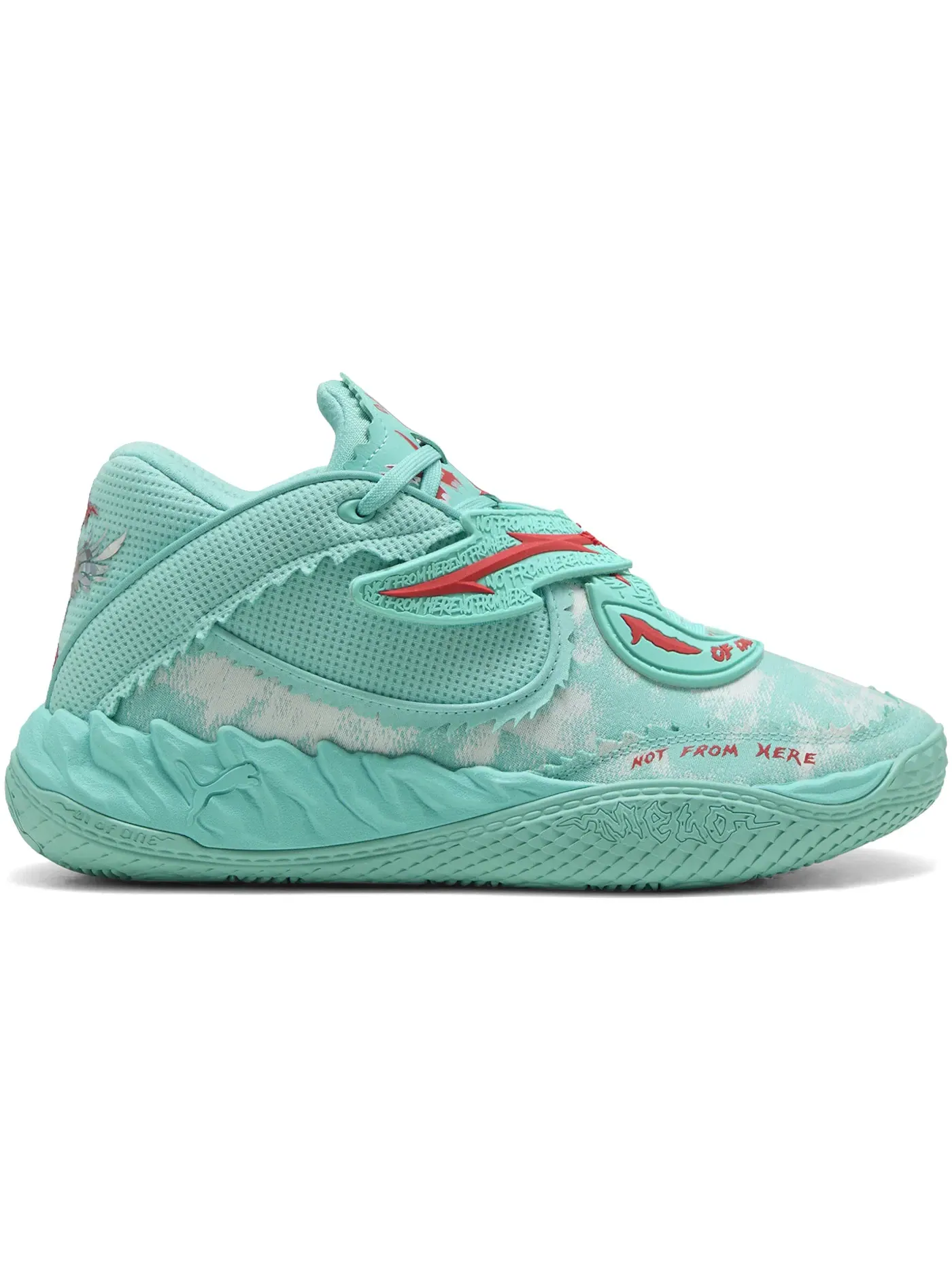 Детские кроссовки для мальчиков баскетбольные Puma LaMelo Ball MB.05 Melo World (GS) — изображение 1 из 1, красный