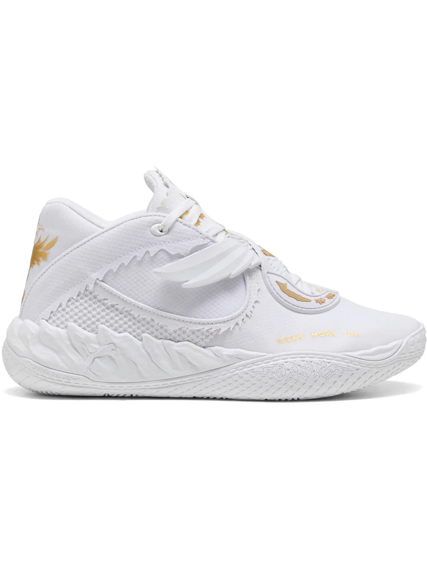 Мужские баскетбольные кроссовки Puma LaMelo Ball MB.05 Puma White/Gold — изображение 1 из 1