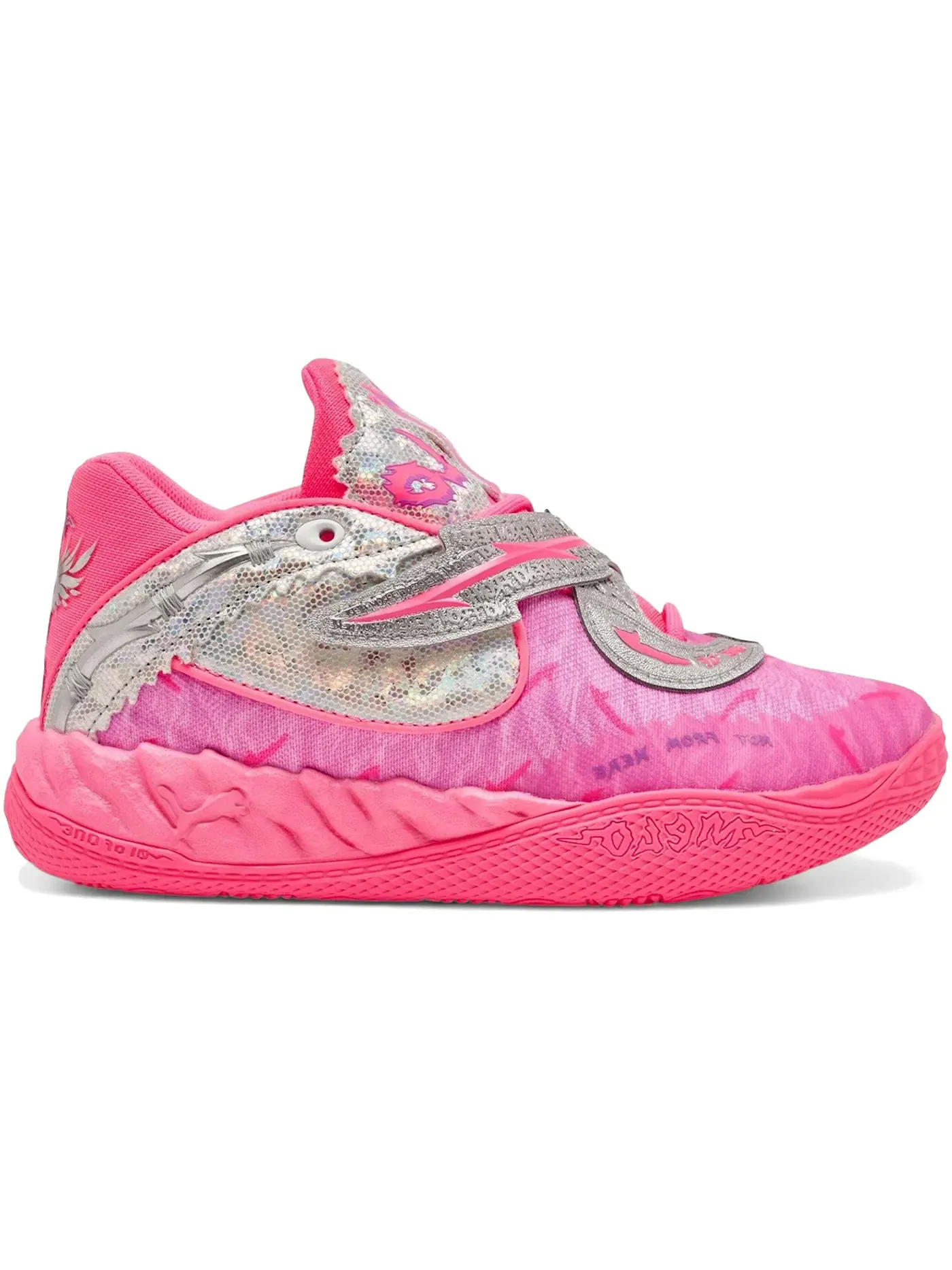 Детские кроссовки для мальчиков с высокой производительностью Puma LaMelo Ball MB.05, Sun Struck/Pure Magenta