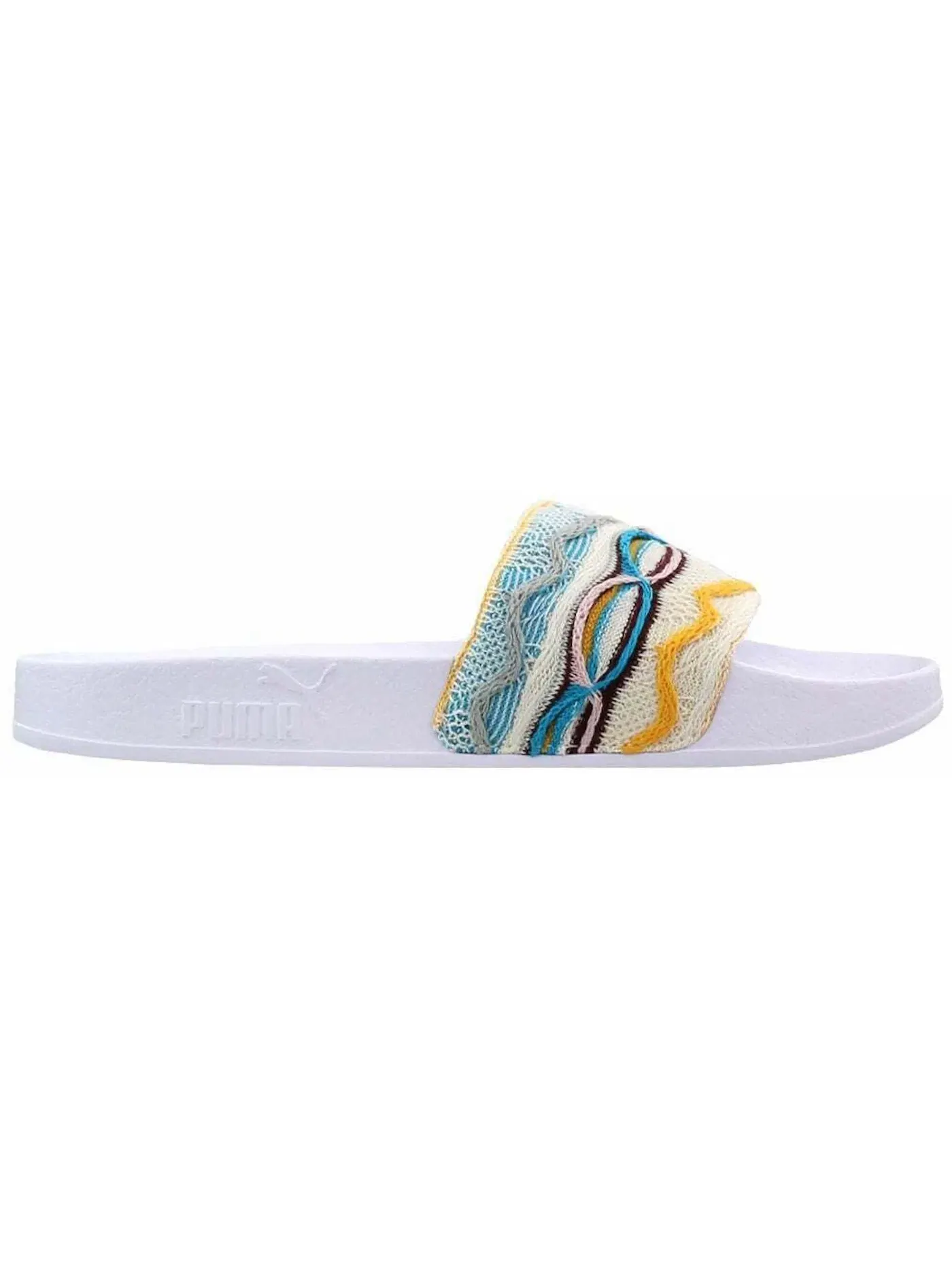 Женские шлепанцы Puma Leadcat Slide Puma White/Gold — изображение 1 из 1