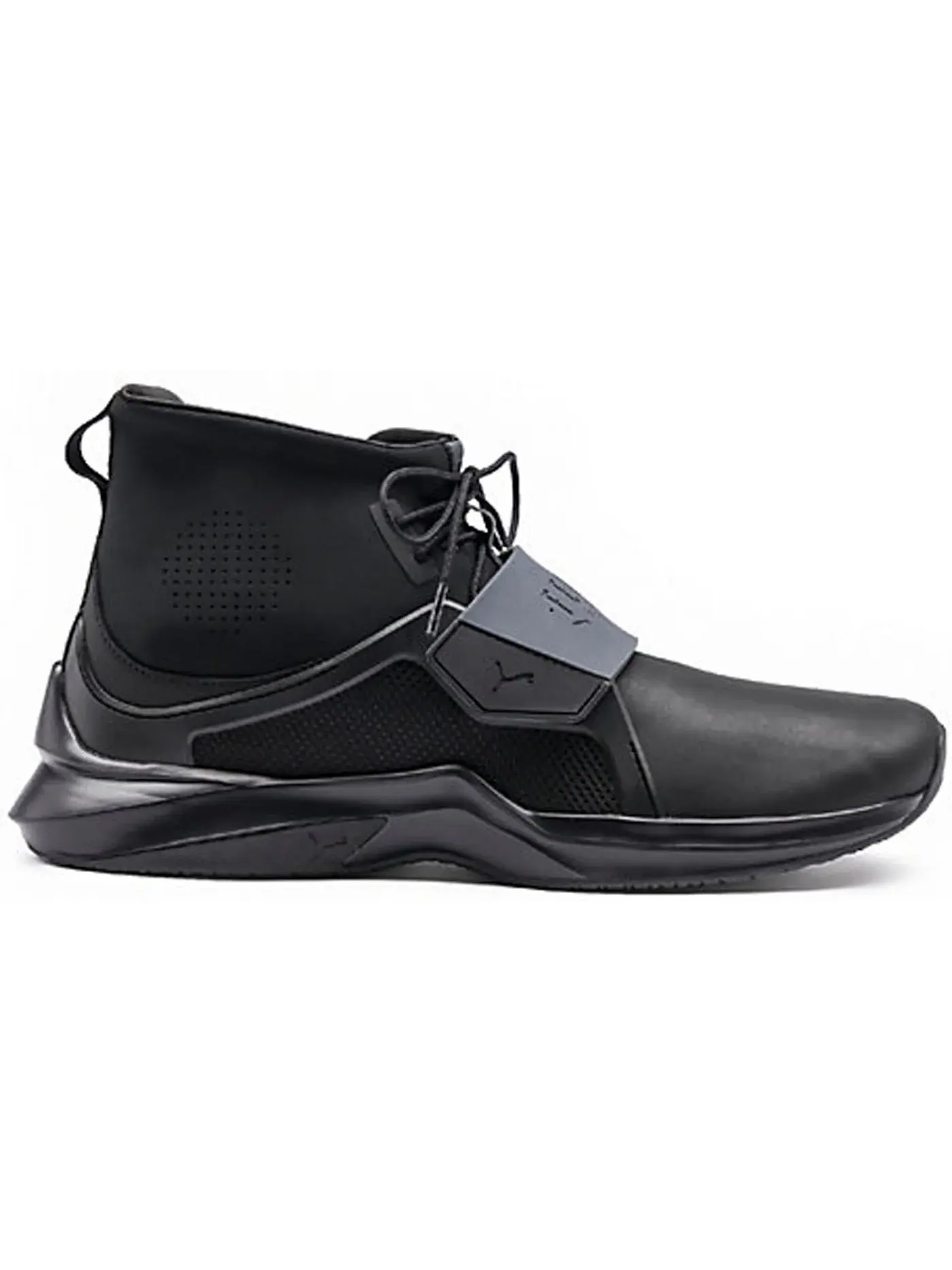 Женские кроссовки кожаные Puma Leather Hi Puma — изображение 1 из 1, черный