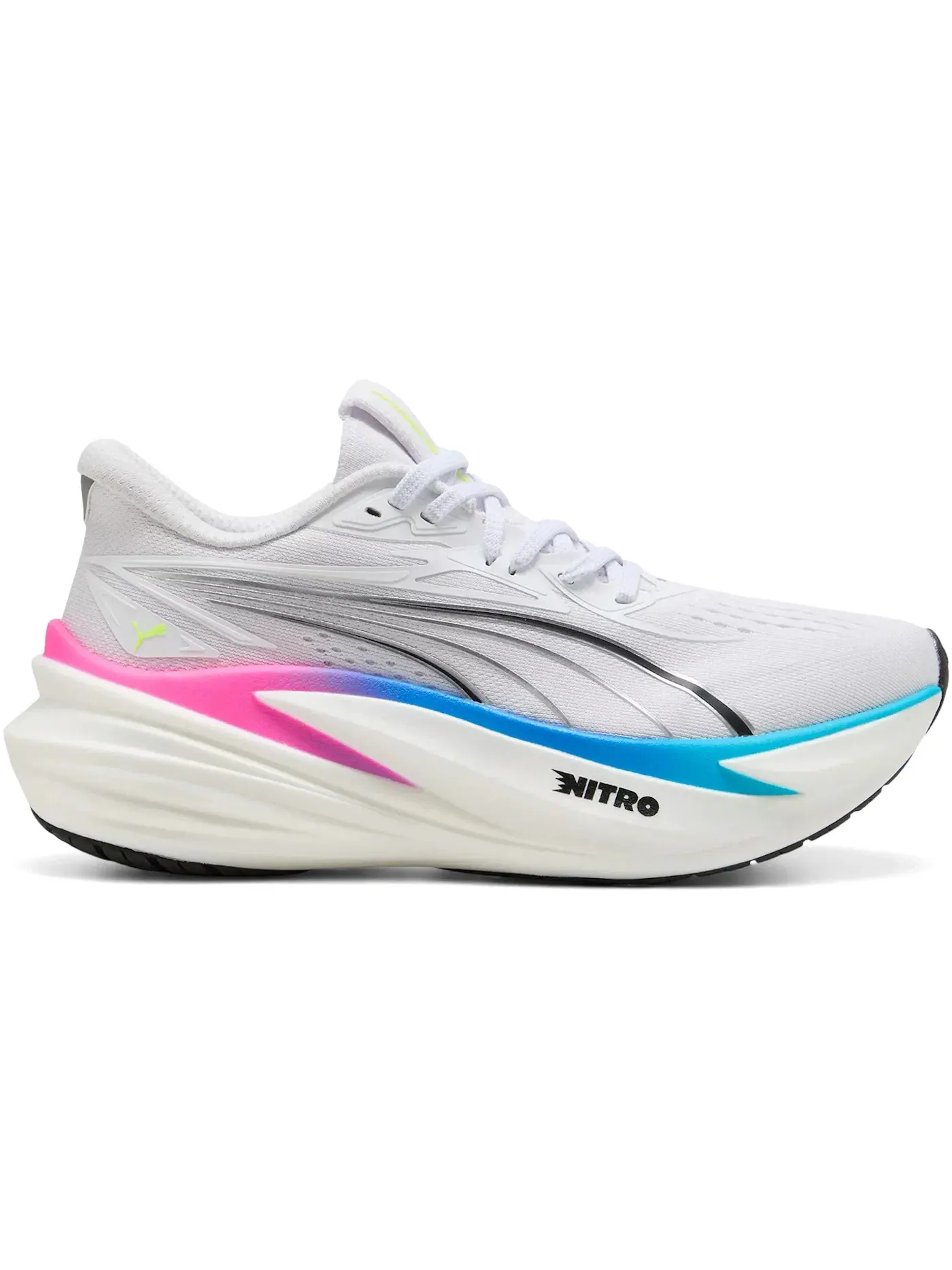 Женские кроссовки для бега Puma MagMax Nitro 2 Puma White/Ultra Blue/Poison Pink — изображение 1 из 1